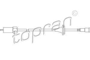 Фото Тросик спідометра Topran 202 220 546