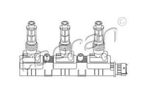 Фото Елемент котушки запалювання Topran 206 641 755