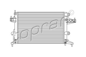 Фото Радіатор, охолодження двигуна Topran 206 970 755