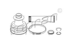 Фото Комплект пильовика, привідний вал Topran 301 937 546