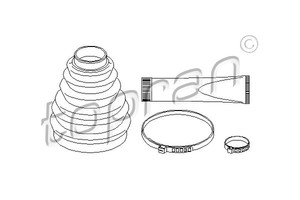Фото Комплект пильовика, привідний вал Topran 721 195 466