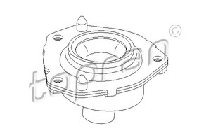 Фото Опора амортизаційної стійки Topran 721 202 755