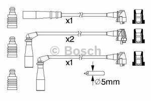 Фото Комплект дротів запалювання Bosch 0 986 357 171