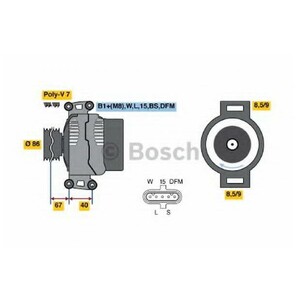 Фото Генератор Bosch 0 124 655 014