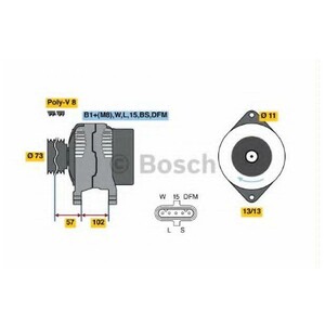 Фото Генератор Bosch 0 124 655 019