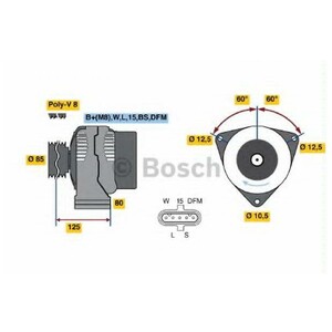 Фото Генератор Bosch 0 124 655 036