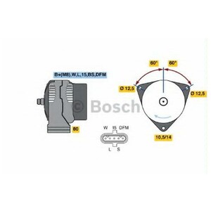 Фото Генератор Bosch 0 124 655 038