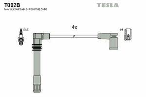 Фото Комплект дротів запалювання TESLA T002B