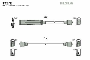 Фото Комплект дротів запалювання TESLA T327B