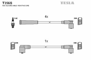 Фото Провода високої напруги ВАЗ-2108 карб. TESLA T356S