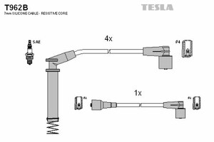 Фото Комплект дротів запалювання TESLA T962B