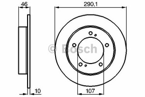 Фото Гальмівний диск Bosch 0 986 478 377