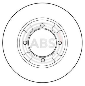 Фото Гальмівний диск ABS 15876