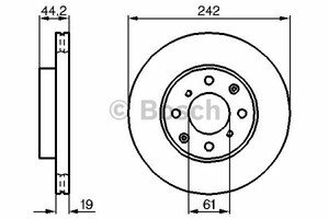 Фото Гальмівний диск Bosch 0 986 478 503