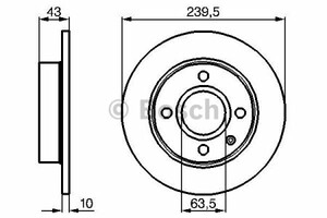 Фото Гальмівний диск Bosch 0 986 478 501