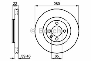 Фото Гальмівний диск Bosch 0 986 478 508