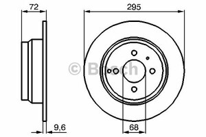 Фото Гальмівний диск Bosch 0 986 478 640