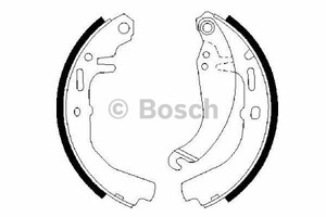 Фото Комплект гальмівних колодок Bosch 0 986 487 109