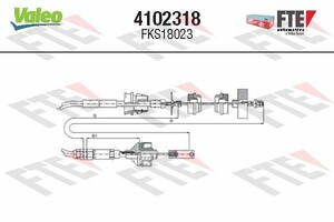 Фото Тросовий привод, привод зчеплення Valeo 4102318