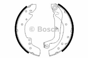 Фото Колодки гальмівні барабанні Bosch 0 986 487 547