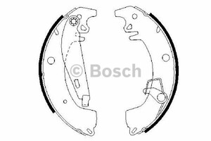 Фото Комплект гальмівних колодок Bosch 0 986 487 332