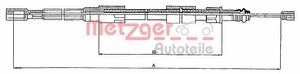 Фото Тросовий привод, стоянкове гальмо Metzger 10.720