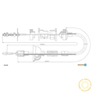 Фото Трос, керування зчепленням Adriauto 35.0130