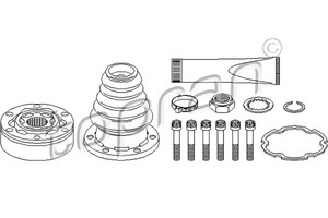 Фото Шарнірний комплект, приводний вал Topran 108 356 755