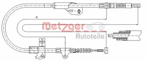 Фото Трос, паркувальна гальмівна система Metzger 17.0237