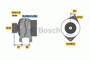 Фото Генератор Bosch 0 986 049 311