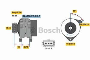 Фото Генератор Bosch 0 986 049 071