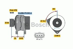 Фото Генератор Bosch 0 986 049 171