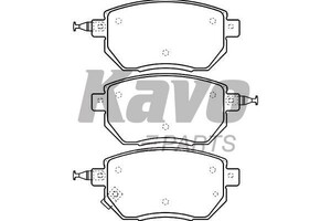 Фото Комлект гальмівних колодок, дисковий механізм KAVO PARTS BP-6593