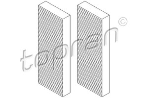 Фото Фільтр повітря внутрішнього простору Topran 112 296 595