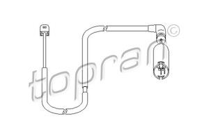 Фото Датчик, износ тормозных колодок Topran 501 405 755