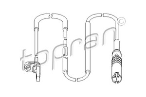 Фото Датчик частоти обертання колеса Topran 501 461 755