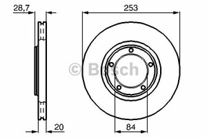 Фото Гальмівний диск Bosch 0 986 478 664