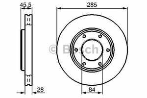 Фото Гальмівний диск Bosch 0 986 478 693