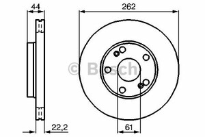 Фото Гальмівний диск Bosch 0 986 478 864