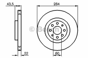 Фото Гальмівний диск Bosch 0 986 479 224