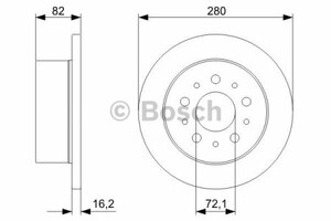 Фото Гальмівний диск Bosch 0 986 479 298