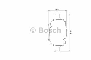 Фото Гальмівні колодки Bosch 0 986 424 712