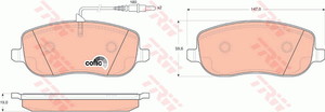 Фото Гальмівні колодки TRW GDB1503