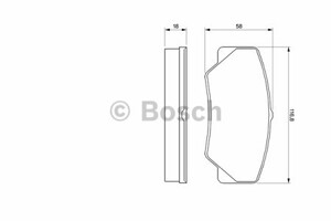 Фото Гальмівні колодки Bosch 0 986 491 410