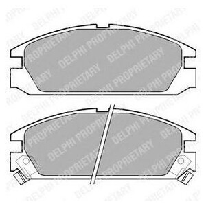 Фото Гальмівні колодки Delphi LP525