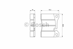 Фото Гальмівні колодки Bosch 0 986 464 372