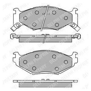 Фото Гальмівні колодки Delphi LP891