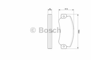 Фото Гальмівні колодки Bosch 0 986 468 411