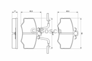 Фото Гальмівні колодки Bosch 0 986 424 184