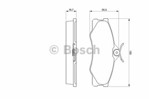 Фото Гальмівні колодки Bosch 0 986 469 790